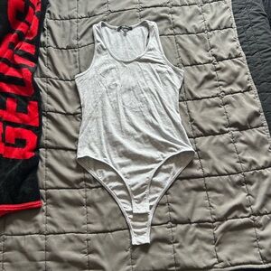 Women's Gray Bodysuit